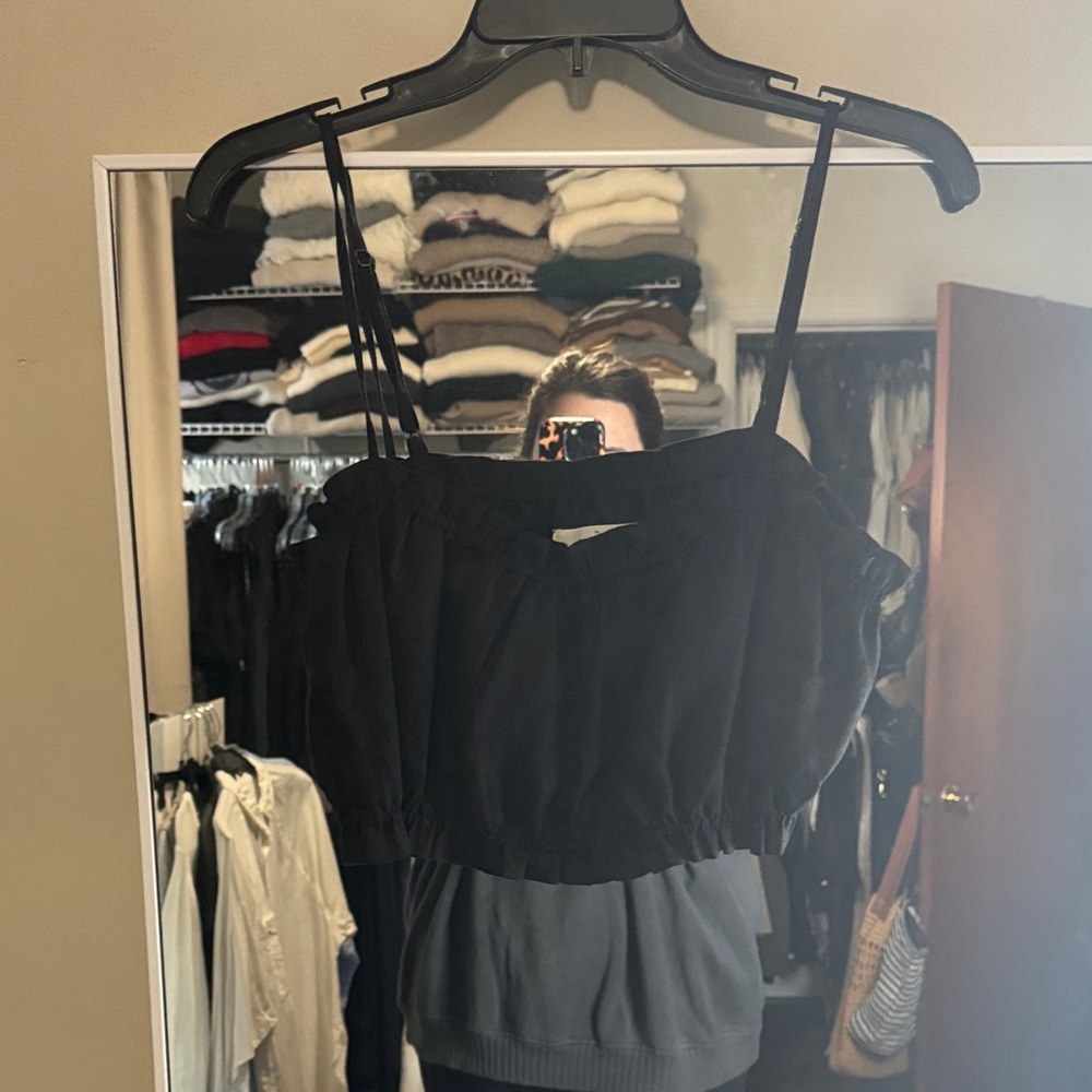 Trovata Black Crop Top